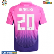 Deutschland Benjamin Henrichs #20 Auswärtstrikot EM 2024 Kurzarm